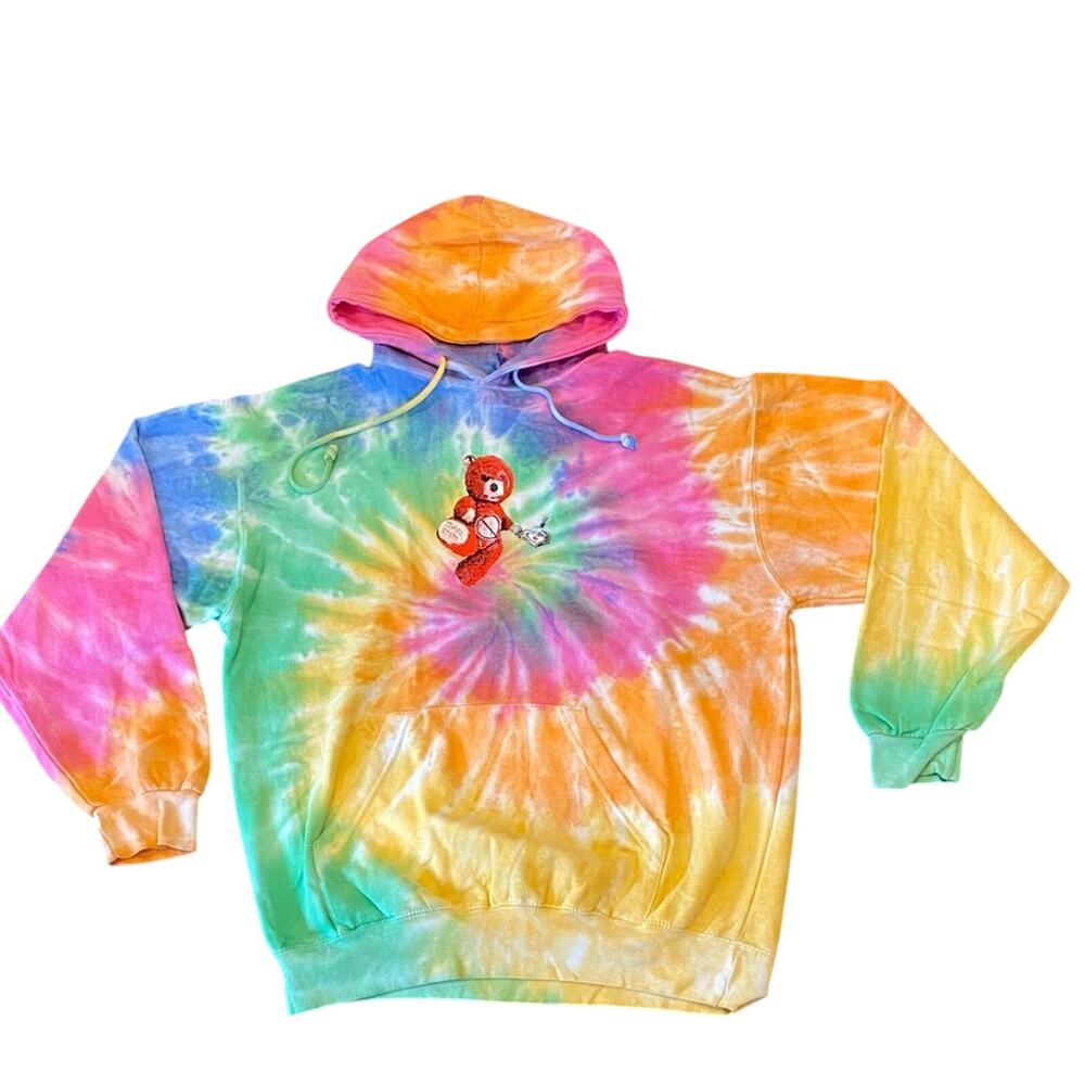Travis Scott Astroworld Wish You Were Here Tour Tie Dye Hoodie Size M